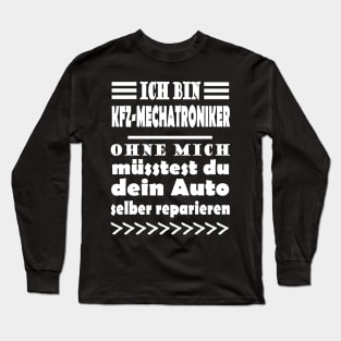 Mechatroniker KFZ PKW Werkstatt Long Sleeve T-Shirt